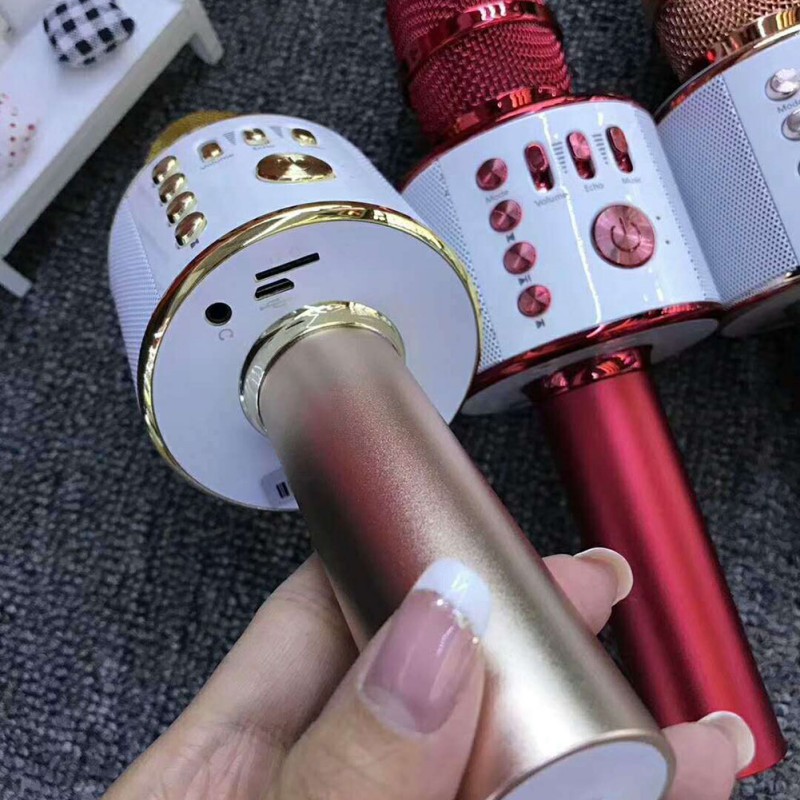 K38 4 colors for Wireless Bluetooth Karaoke Microphone Handheld KTV Home Mic Speaker Player Professional Microphones