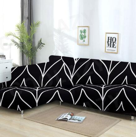 Sofa Cover Set Geometric Couch Cover Elastic for Living Room Pets Corner L Shaped Chaise Longue
