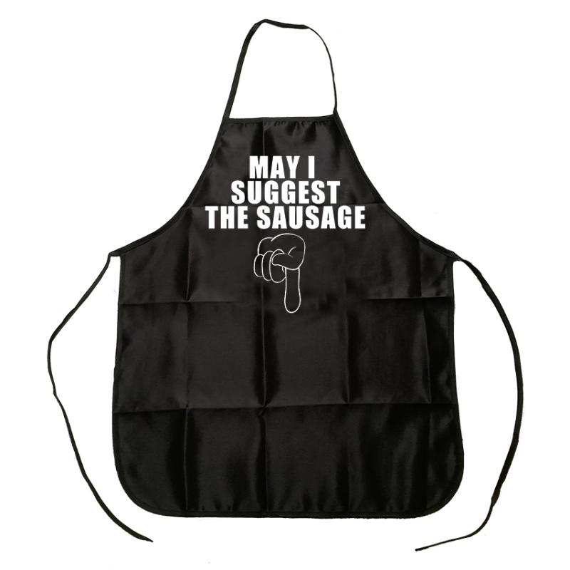 May I Suggest The Sausage Apron For Women Man BBQ Cleaning Cooking Apron Kitchen Baking Restaurant Chef Funny Gift
May I Suggest The Sausage Apron For Women Man BBQ Cleaning Cooking Apron Kitchen Baking Restaurant Chef Funny Gift