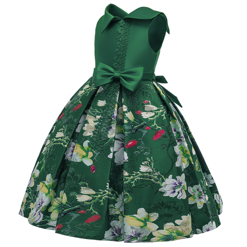 High Quality Girls Party Dress Printing Floral Ball Gown Bowknot Embroidery Decoration Girls Show Dresses 3-9 Year Children Clothes, Crimson
High Quality Girls Party Dress Printing Floral Ball Gown Bowknot Embroidery Decoration Girls Show Dresses 3-9 Year Children Clothes, Crimson