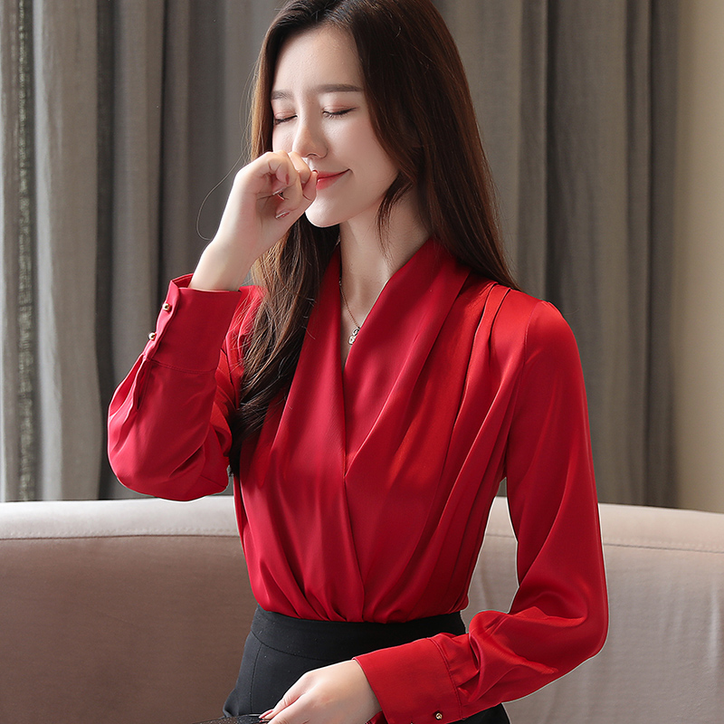 Luxury Women's Runway Silk Chine Shirt Plus Size Puff Sleeve V-Neck Tiered Ladies Elegant Blouses Slim Elegant Office Designer Shirt Tops, White
Luxury Women's Runway Silk Chine Shirt Plus Size Puff Sleeve V-Neck Tiered Ladies Elegant Blouses Slim Elegant Office Designer Shirt Tops, White