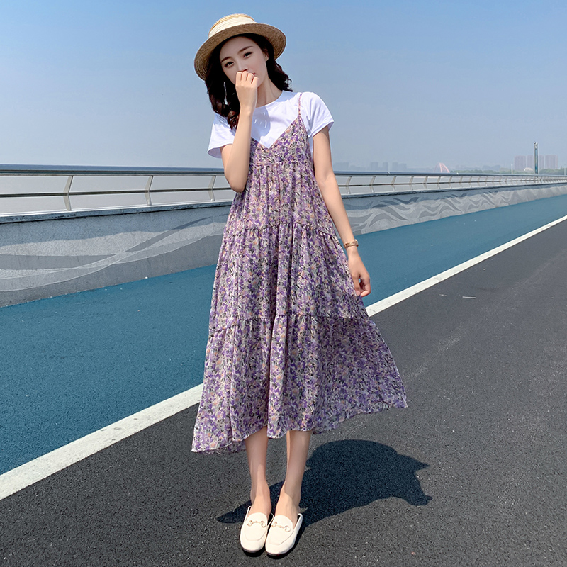 886# Maternity Clothes Summer Chiffon Floral Short Sleeve Loose Stylish two-piece Dress for Pregnant Women Mom Dress, Purple nursing
886# Maternity Clothes Summer Chiffon Floral Short Sleeve Loose Stylish two-piece Dress for Pregnant Women Mom Dress, Purple nursing