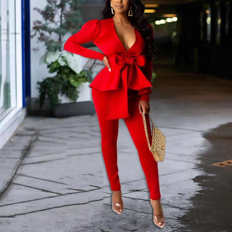 Party Two Piece Sets Elegant Office Ladies Sexy V-Neck Solid Coat and Slim Pencil Pants Suits Sets Fashion Women Set Plus Size, Army green
Party Two Piece Sets Elegant Office Ladies Sexy V-Neck Solid Coat and Slim Pencil Pants Suits Sets Fashion Women Set Plus Size, Army green