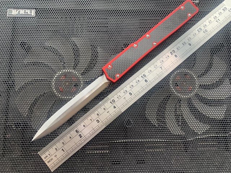 High quality MICRO - TECH Ma kora 2 Automatic knife Carbon Fiber handle 440C(Satin) Blade Tactical gear Survival Defense Pocket Auto Knives
High quality MICRO - TECH Ma kora 2 Automatic knife Carbon Fiber handle 440C(Satin) Blade Tactical gear Survival Defense Pocket Auto Knives