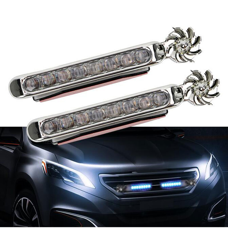 Car Stying Light Daytime Running Lights 8 LED DRL Wind Energy Power Supply Auto Daylight Headlight Fog Lamp, Optional
Car Stying Light Daytime Running Lights 8 LED DRL Wind Energy Power Supply Auto Daylight Headlight Fog Lamp, Optional