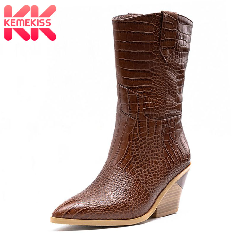 KemeKiss Plus Size 33-46 Women High Heel Boots New Warm Winter Shoes Women Casual Pointed Toe Sexy Mid calf Boots Add Fur, Light blue no fur
KemeKiss Plus Size 33-46 Women High Heel Boots New Warm Winter Shoes Women Casual Pointed Toe Sexy Mid calf Boots Add Fur, Light blue no fur