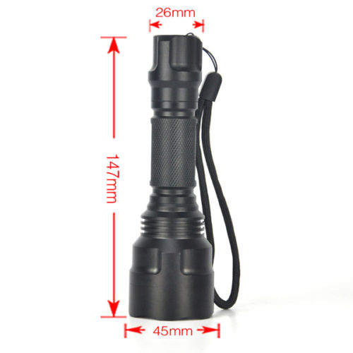 Bright Lighting LED Flashlight XML T6 L2 Q5 Rechargeable Tactical Flashlight Torch Lamp 5Mode Hunting Light Waterproof