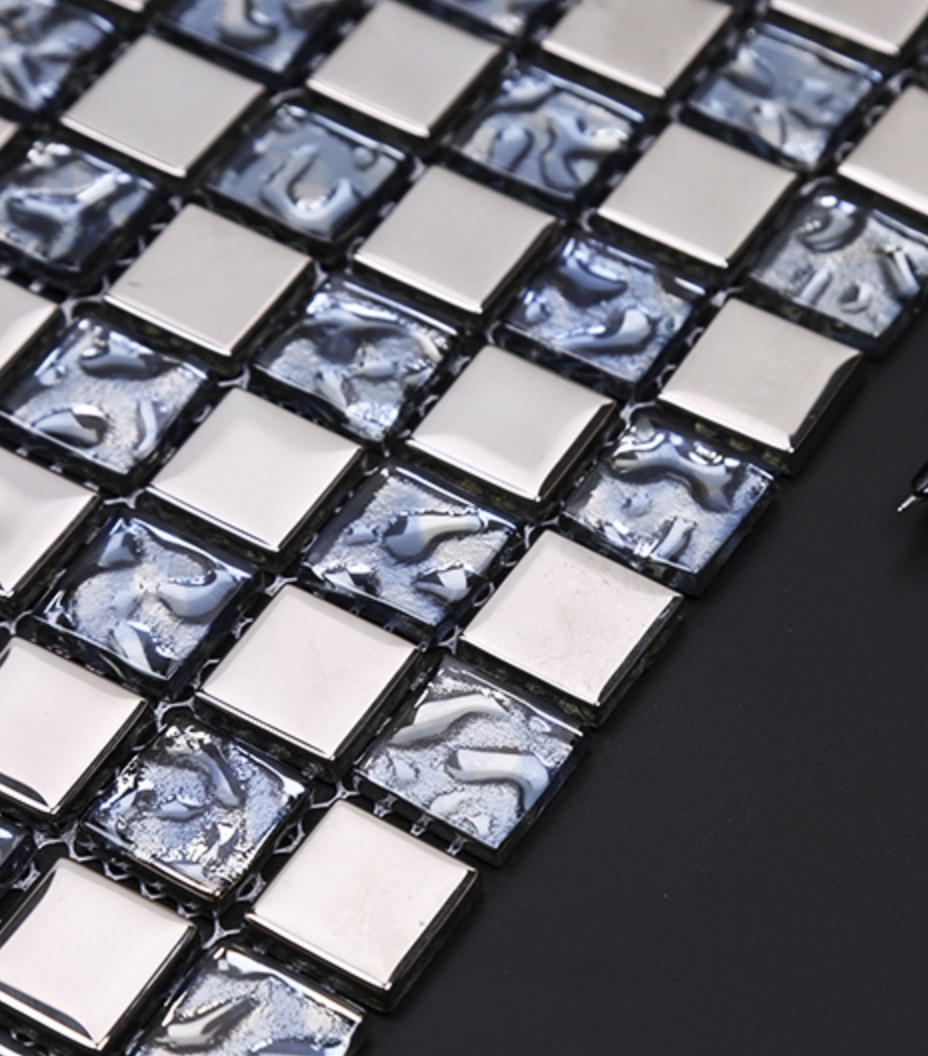Electroplated silver blue glass mosaic tiles CGMT1908 bathroom kitchen wall tile backsplash
Electroplated silver blue glass mosaic tiles CGMT1908 bathroom kitchen wall tile backsplash