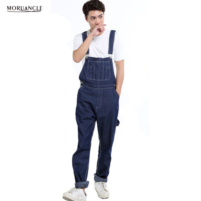MORUANCLE Fashion Men's Denim Overalls With Pockets Baggy Jeans Jumpsuits For Male Plus Size 28-46 Suspender Pants, Blue
MORUANCLE Fashion Men's Denim Overalls With Pockets Baggy Jeans Jumpsuits For Male Plus Size 28-46 Suspender Pants, Blue