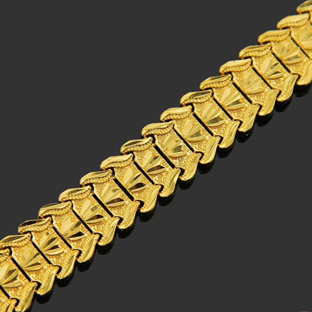 New Fashion personalized Mens Gold Chain Bracelets Hip Hop Street Rapper Chains Bracelet Jewelry Christmas Gifts for Men Guys for Sale