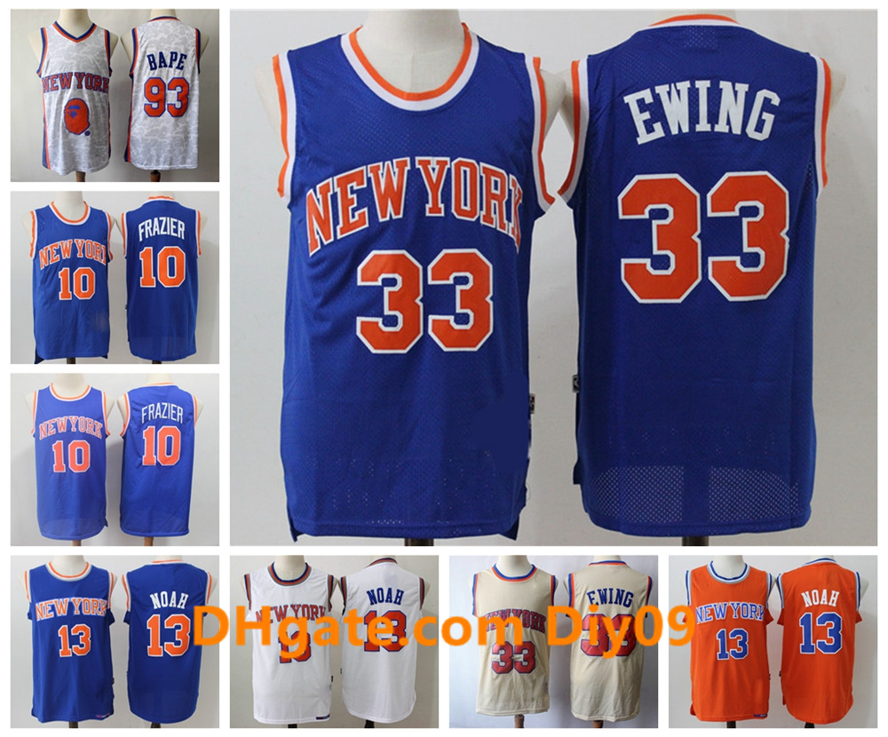Vintage 33 Patrick Ewing New York Knicks Throwback Jersey 13 Joakim Noah Retro Mitchell Ness 10 Walt Frazier Basketball Jerseys, Black;red
Vintage 33 Patrick Ewing New York Knicks Throwback Jersey 13 Joakim Noah Retro Mitchell Ness 10 Walt Frazier Basketball Jerseys, Black;red