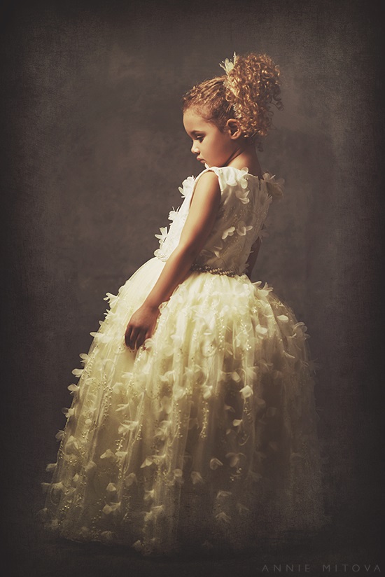 Vintage Girls Pageant Dresses Jewel Neck Lace 3D Floral Appliqued Flower Girl Dresses Ball Gown Birthday Party Gowns Kids Formal Wear