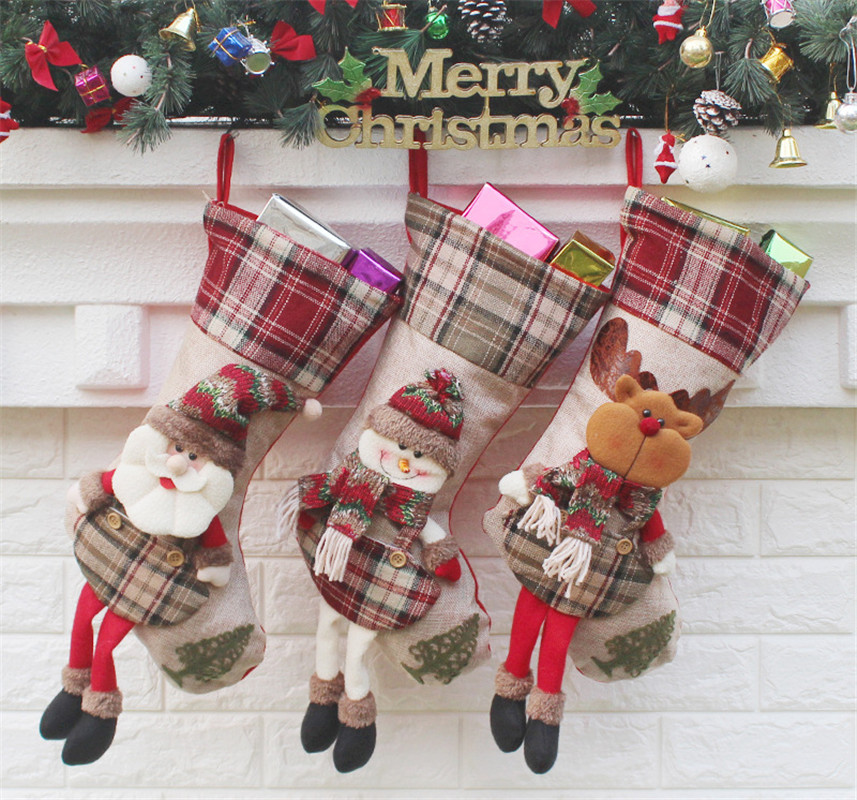 1Pcs New Year Christmas Decoration Stockings Santa Claus Sock Gift Kids Candy Bag Christmas Xmas Tree Hanging Ornament
1Pcs New Year Christmas Decoration Stockings Santa Claus Sock Gift Kids Candy Bag Christmas Xmas Tree Hanging Ornament