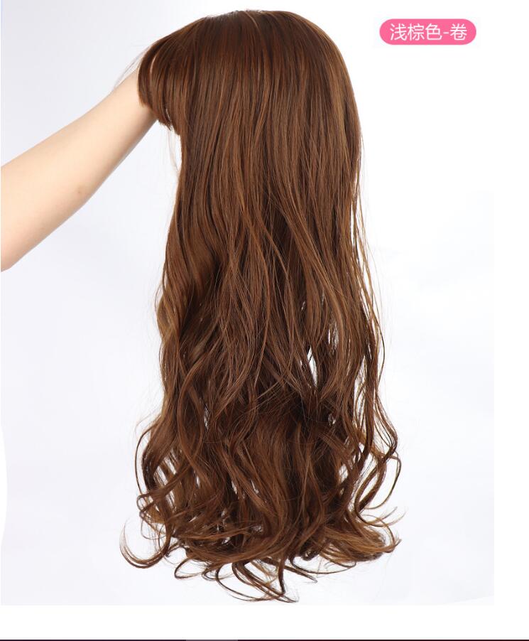 Long Water Wave Hairstyle Wigs For Women Synthetic Hair High Temperature Fiber 24inch
