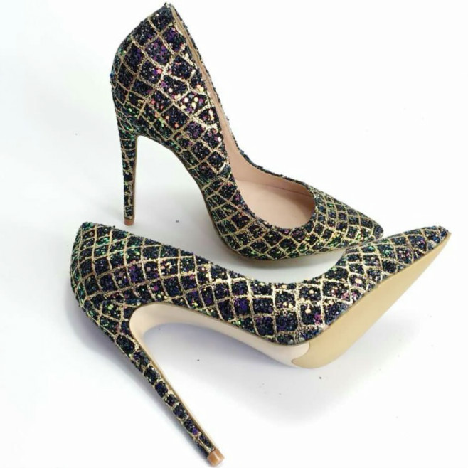 Keshangjia Women's Stiletto High Heels Glitter Party Wedding Shoes Woman black Gold Sexy Super Heels Pumps Women
Keshangjia Women's Stiletto High Heels Glitter Party Wedding Shoes Woman black Gold Sexy Super Heels Pumps Women
