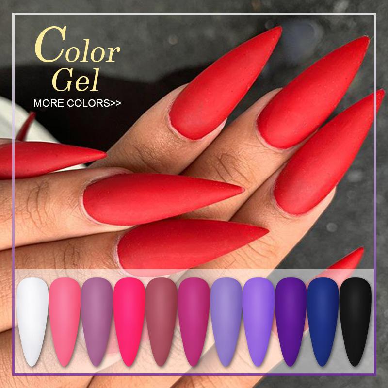 WHID CHIC 5ml Matte UV Gel Nail Polish Color Gel Long-Lasting Need Matte Top Coat Soak Off Nail Art UV LED Gel Varnish, Red;pink 
WHID CHIC 5ml Matte UV Gel Nail Polish Color Gel Long-Lasting Need Matte Top Coat Soak Off Nail Art UV LED Gel Varnish, Red;pink