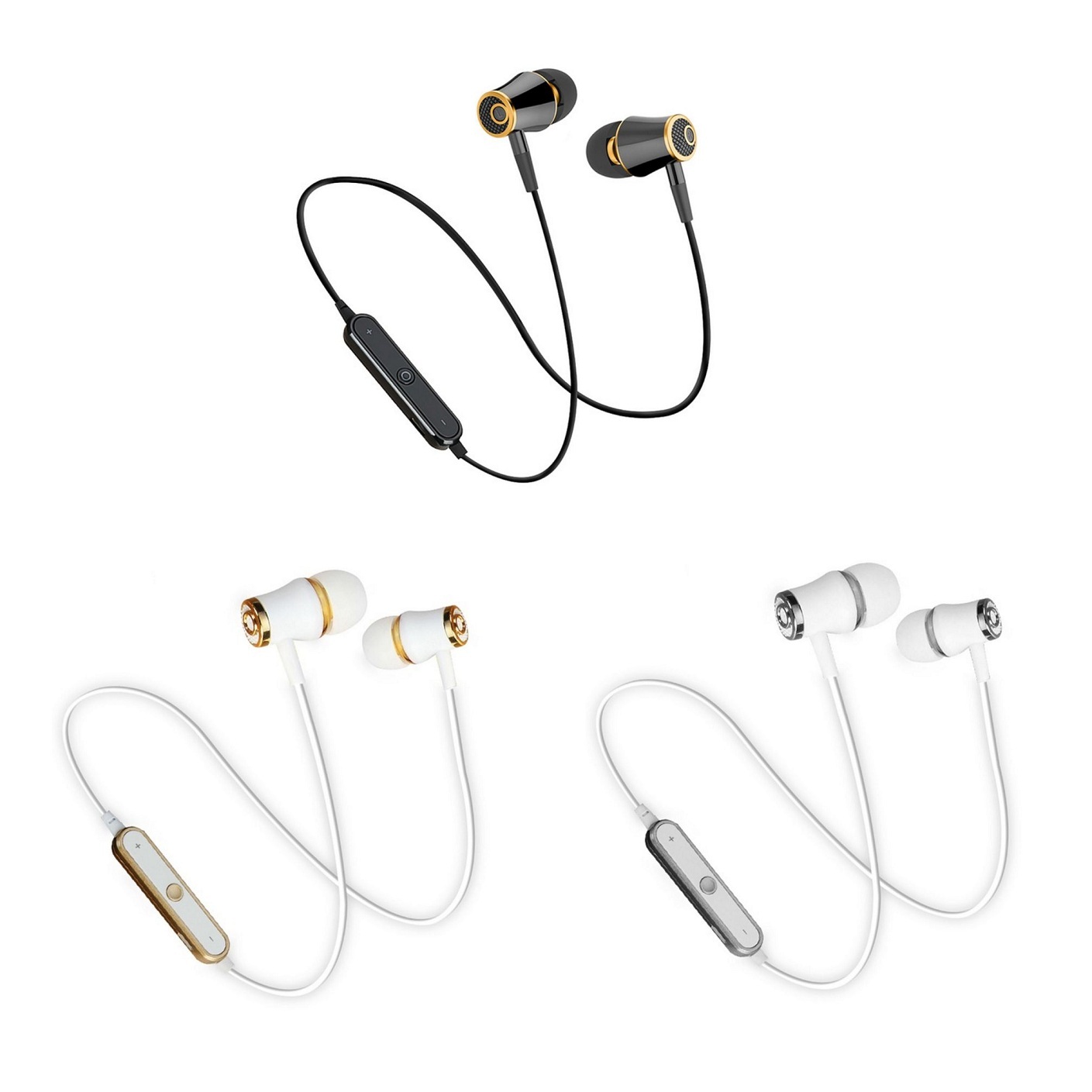 M64 Sport Bluetooth Earphones Wireless Headphones Running Headset Stereo Super Bass Earbuds Sweatproof With Mic (Retail), Black
M64 Sport Bluetooth Earphones Wireless Headphones Running Headset Stereo Super Bass Earbuds Sweatproof With Mic (Retail), Black
