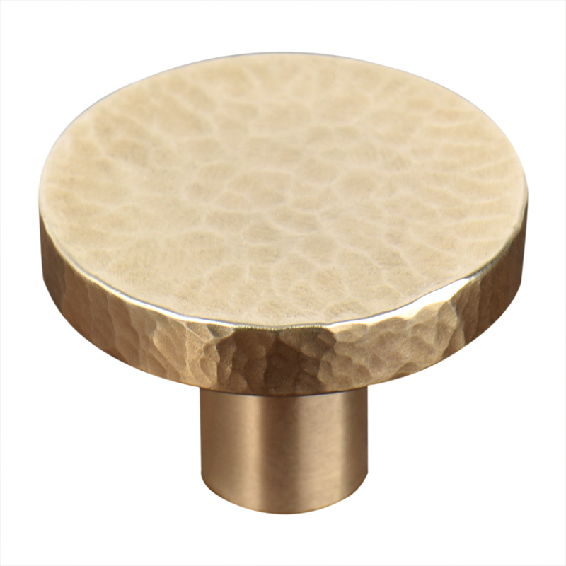 2 pcs Hammer pattern solid simple drawer knob furniture cabinet knob hardware wardrobe shoe door single hole handle closet cone pull