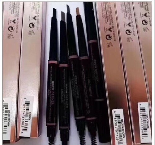 Makeup Eyebrow Pencil Enhancers Free Cutting Automatically Spiral Skinny Brow Pencil Gold Double Ended with Eyebrow Brush
Makeup Eyebrow Pencil Enhancers Free Cutting Automatically Spiral Skinny Brow Pencil Gold Double Ended with Eyebrow Brush