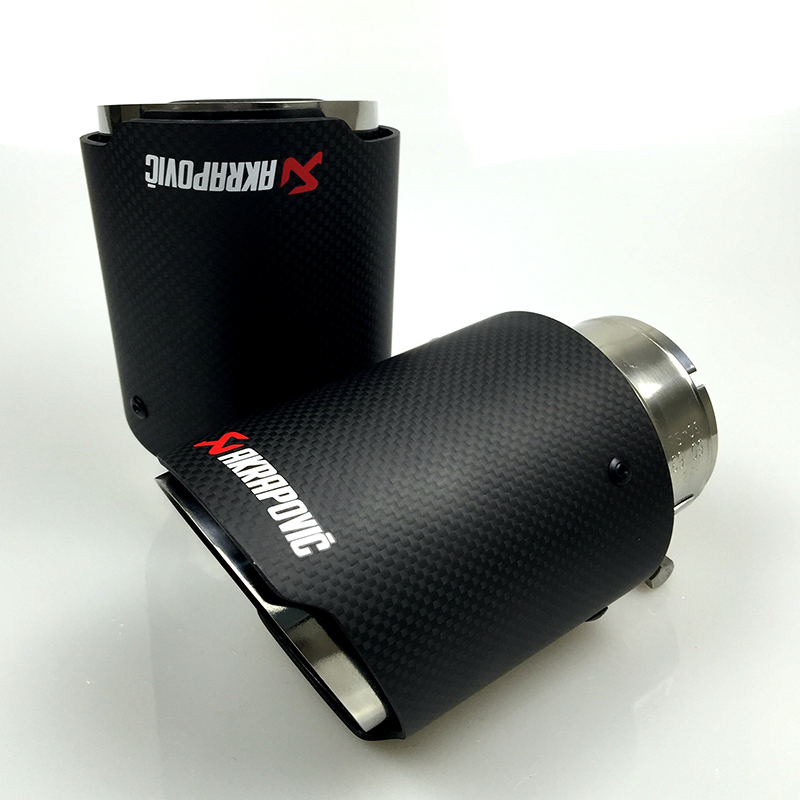 Akrapovic Style Carbon Fibre Car Exhaust Tip Muffler Tail Pipe Matte Carbon fiber cover
Akrapovic Style Carbon Fibre Car Exhaust Tip Muffler Tail Pipe Matte Carbon fiber cover