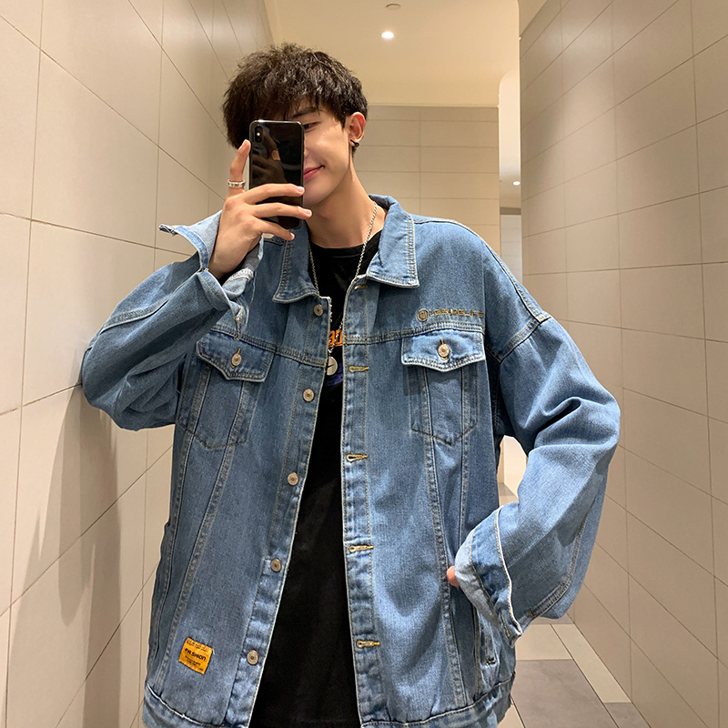 Denim jacket male 2019 new pocket jacket loose work jacketJacket male 2019 new pocket tooling loose work, Blue
Denim jacket male 2019 new pocket jacket loose work jacketJacket male 2019 new pocket tooling loose work, Blue