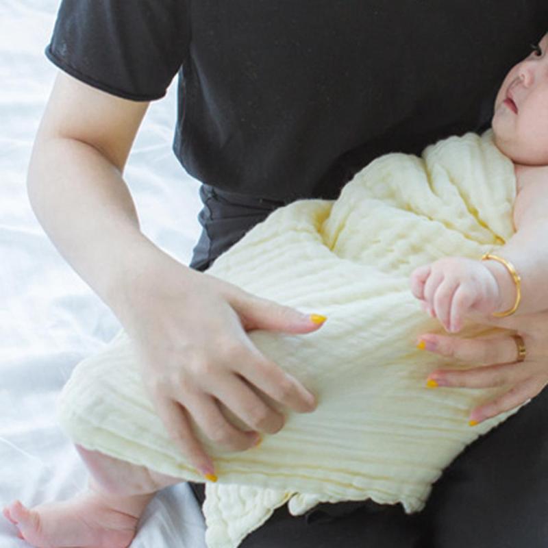 Newborn Baby Cotton Warm Soft Gauze Blanket Towel Quilt Baby Infant Cotton Solid Gauze Quilt With Good quality, White
Newborn Baby Cotton Warm Soft Gauze Blanket Towel Quilt Baby Infant Cotton Solid Gauze Quilt With Good quality, White