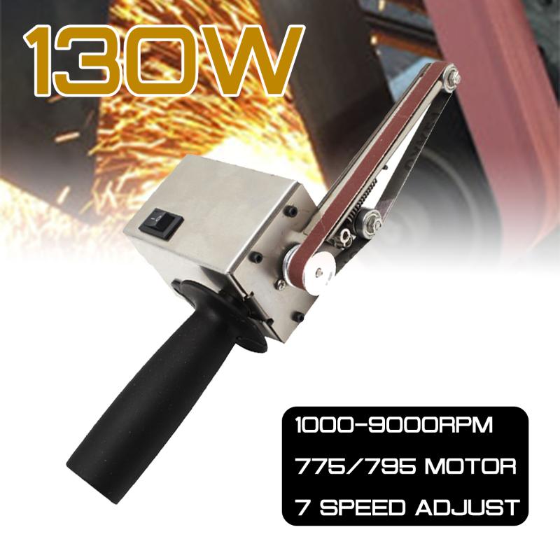 130W Electric Handheld Sander Belt Machine Sanding Grinding Polishing Machine Abrasive Belts Grinder Polishing Cutter Edges
130W Electric Handheld Sander Belt Machine Sanding Grinding Polishing Machine Abrasive Belts Grinder Polishing Cutter Edges