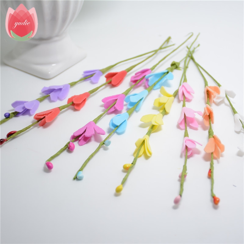 10pcs Beads Bud Iron Branch Artificial Flowers Twigs Handmade For Wedding Decoration DIY Scrapbooking Decorative Wreath Flowers, Blue
10pcs Beads Bud Iron Branch Artificial Flowers Twigs Handmade For Wedding Decoration DIY Scrapbooking Decorative Wreath Flowers, Blue