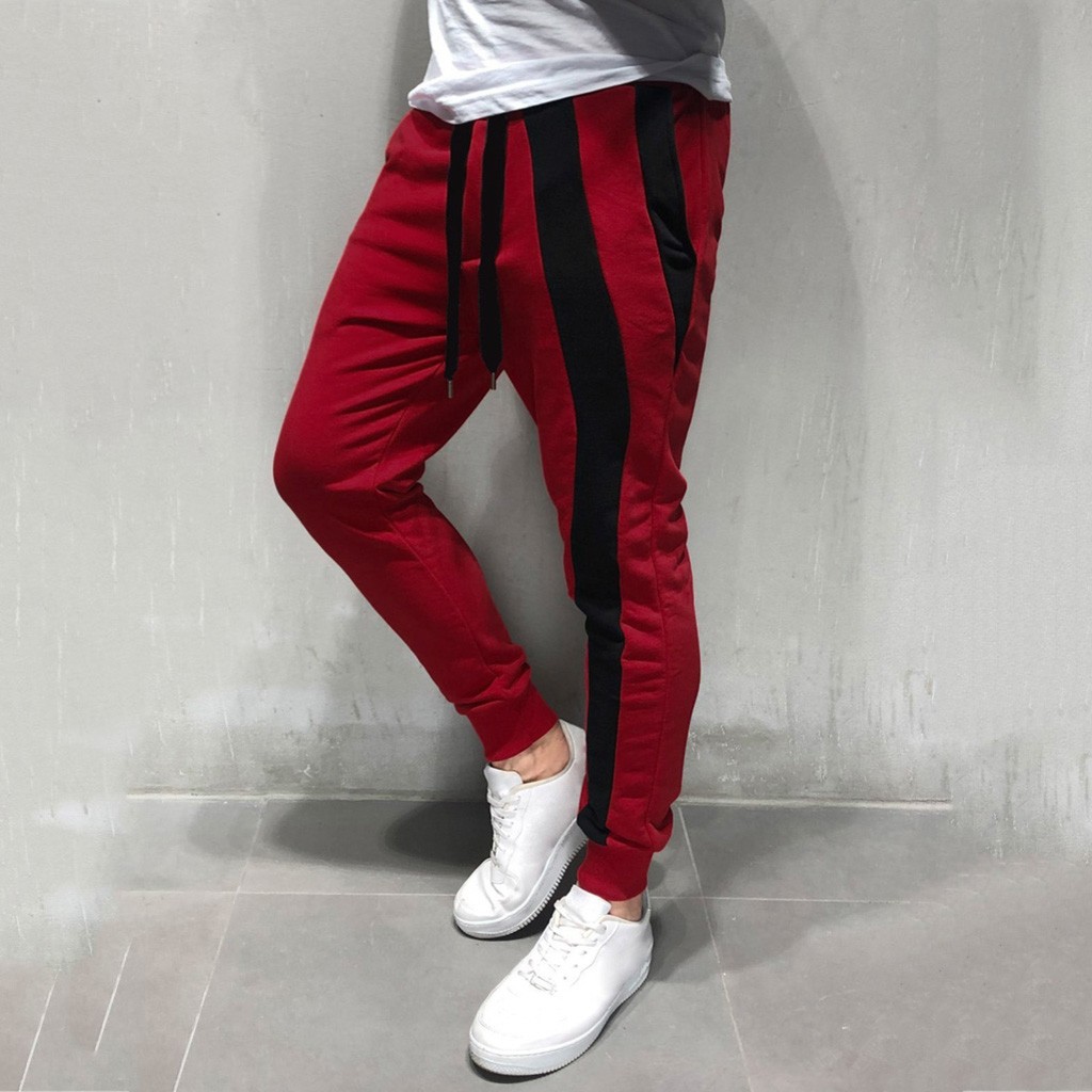 SAGACE Men Pants Autumn Fashion patchwork Joggers Sweatpants Casual Hip Streetwear Trousers Male Fitness running pants, Black
SAGACE Men Pants Autumn Fashion patchwork Joggers Sweatpants Casual Hip Streetwear Trousers Male Fitness running pants, Black