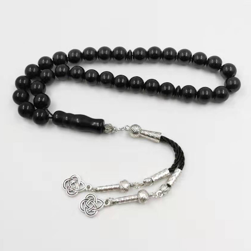 Black agates Tasbih Man's beads natural stone bracelets Gift Eid misbaha Muslim accessories prayer beads 33beads Jewelry
Black agates Tasbih Man's beads natural stone bracelets Gift Eid misbaha Muslim accessories prayer beads 33beads Jewelry