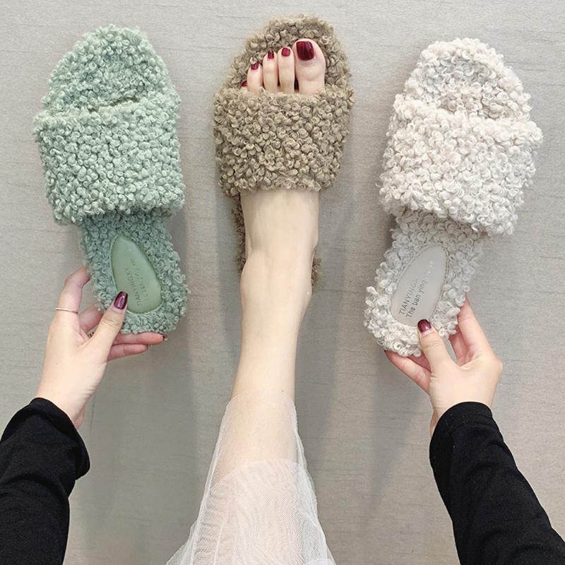 Plush 2019 Hot Marketing Fall and Winter Slipper Indoor Home Women Shoes Lamb Hair Sandals Solid Color Casual shoe, Gn
Plush 2019 Hot Marketing Fall and Winter Slipper Indoor Home Women Shoes Lamb Hair Sandals Solid Color Casual shoe, Gn