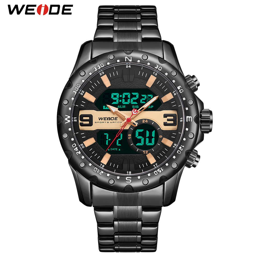 WEIDE Men luxury Quartz Digital numeral Calendar Chronograph Sports Military metal belt band Strap Wristwtches Relogio masculino, No send watch for shipping
WEIDE Men luxury Quartz Digital numeral Calendar Chronograph Sports Military metal belt band Strap Wristwtches Relogio masculino, No send watch for shipping