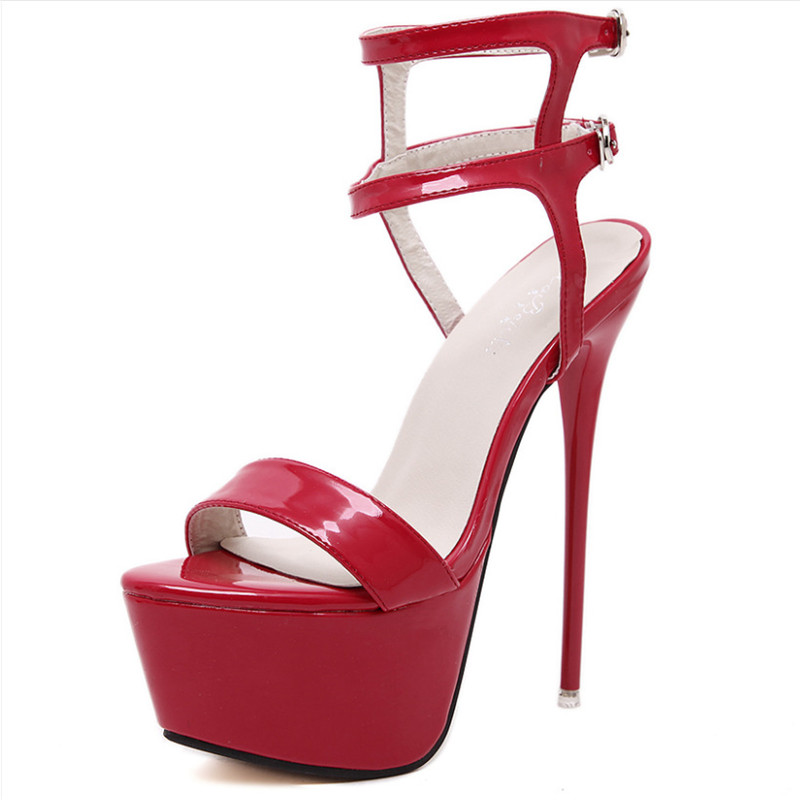 34-46 Ultra High Heels 16CM Fine Sandals Women High Heel Platform Sandals Nightclub Stripper Heels Steel Pipe Dance Shoes Model Show Shoes, Red
34-46 Ultra High Heels 16CM Fine Sandals Women High Heel Platform Sandals Nightclub Stripper Heels Steel Pipe Dance Shoes Model Show Shoes, Red