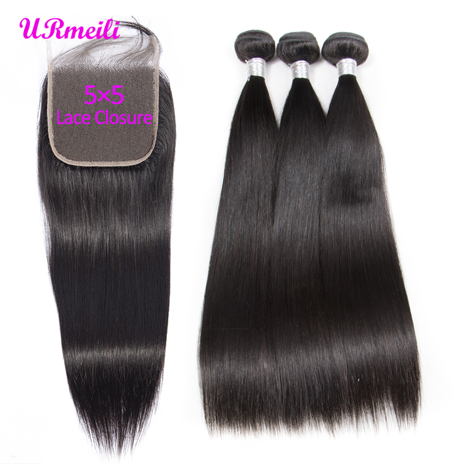 5x5 Brazilian Straight Virgin Hair Bundles With Closure Human Hair Weave 3/4 Bundles With Lace Closure Dhgate Brazillian Remy Hair Extension, Natural color
5x5 Brazilian Straight Virgin Hair Bundles With Closure Human Hair Weave 3/4 Bundles With Lace Closure Dhgate Brazillian Remy Hair Extension, Natural color