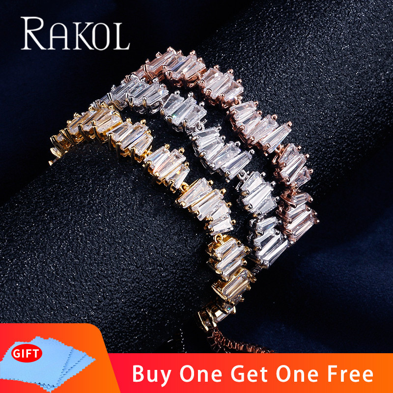 Link, Chain RAKOL Delicate Cubic Zircon Cluster Luxury Shiny Bracelets&Bangles For Women Silver Color Beads Tassels Adjustable Bracelet
Link, Chain RAKOL Delicate Cubic Zircon Cluster Luxury Shiny Bracelets&Bangles For Women Silver Color Beads Tassels Adjustable Bracelet