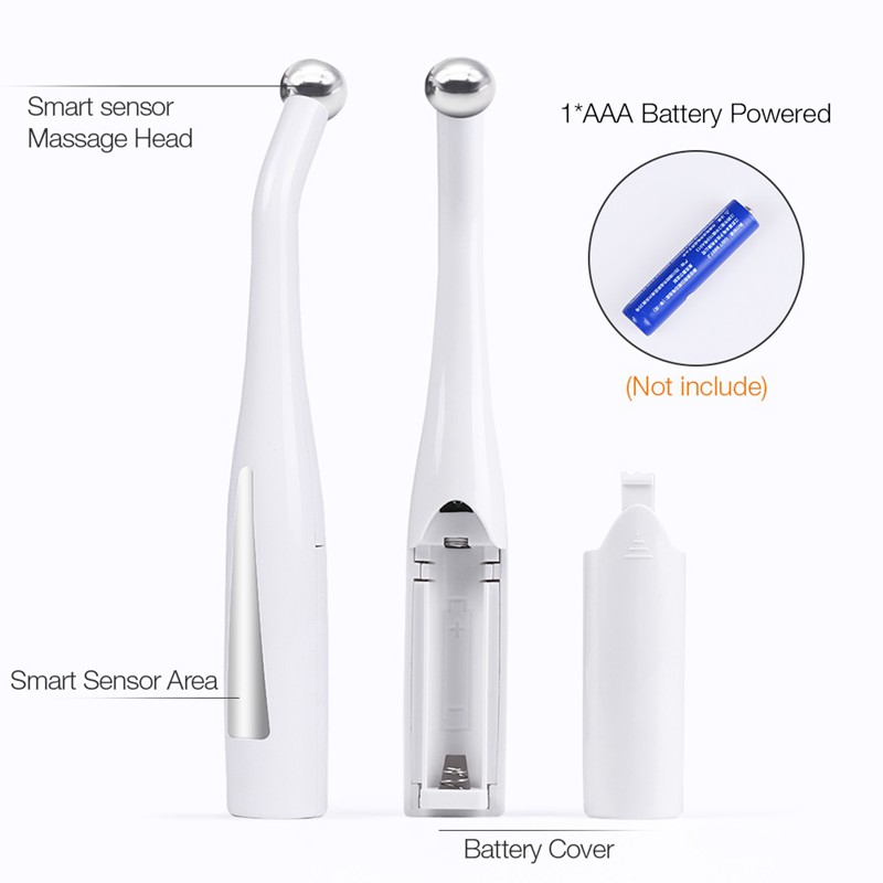 2 in 1 Electric Eye Massager Anti Aging Wrinkle Eye Patch Relief Micro-current Massage Negative Ion Importing Eyes Care Device