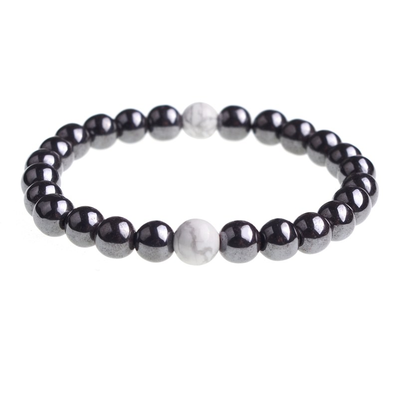 Agate Bracelet Tibetan Buddhism Meditation Men's Elastic Bracelet Mature Temperament Jewelry