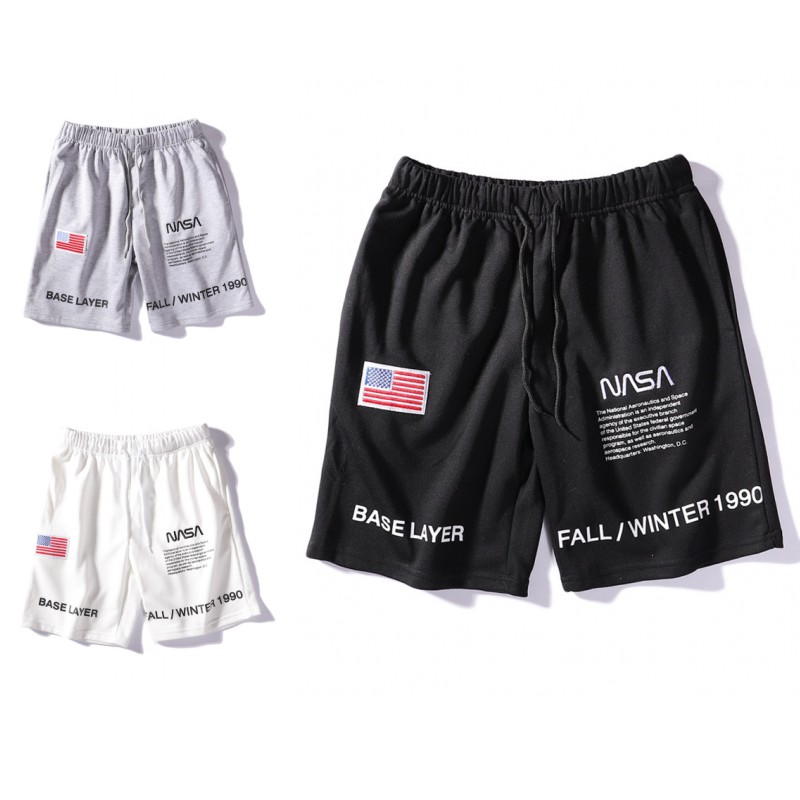 NASA Shorts Mens Short Letter Embroidery Drawstring Summer Stylist Pants Men Women Black White Grey Trend Sweatpants Size M-2XL, Gray
NASA Shorts Mens Short Letter Embroidery Drawstring Summer Stylist Pants Men Women Black White Grey Trend Sweatpants Size M-2XL, Gray