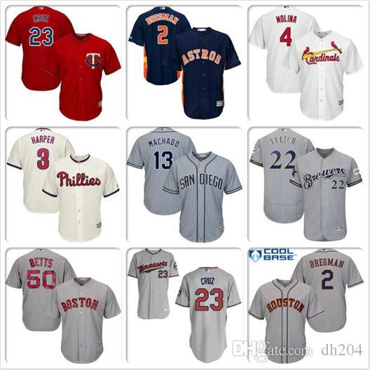 Men Women Youth Alex Bregman Yadier Molina Bryce Harper Jersey Nelson Cruz Mookie Betts Manny Machado Christian Yelich Athletic jerseys run, White
Men Women Youth Alex Bregman Yadier Molina Bryce Harper Jersey Nelson Cruz Mookie Betts Manny Machado Christian Yelich Athletic jerseys run, White