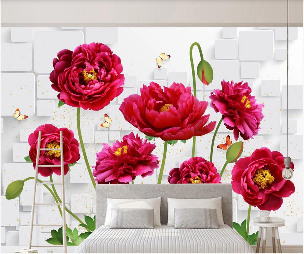 3d wallpaper custom photo mural 3d cube hd peony flower and butterfly background wall home decor wall art pictures, Non-woven fabric
3d wallpaper custom photo mural 3d cube hd peony flower and butterfly background wall home decor wall art pictures, Non-woven fabric