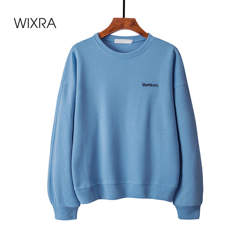 Wixra Women' Basic Sweatshirts Letter Print Women Classic O Neck Long Sleeve Autumn Spring Casual Pullover Tops, Black
Wixra Women' Basic Sweatshirts Letter Print Women Classic O Neck Long Sleeve Autumn Spring Casual Pullover Tops, Black