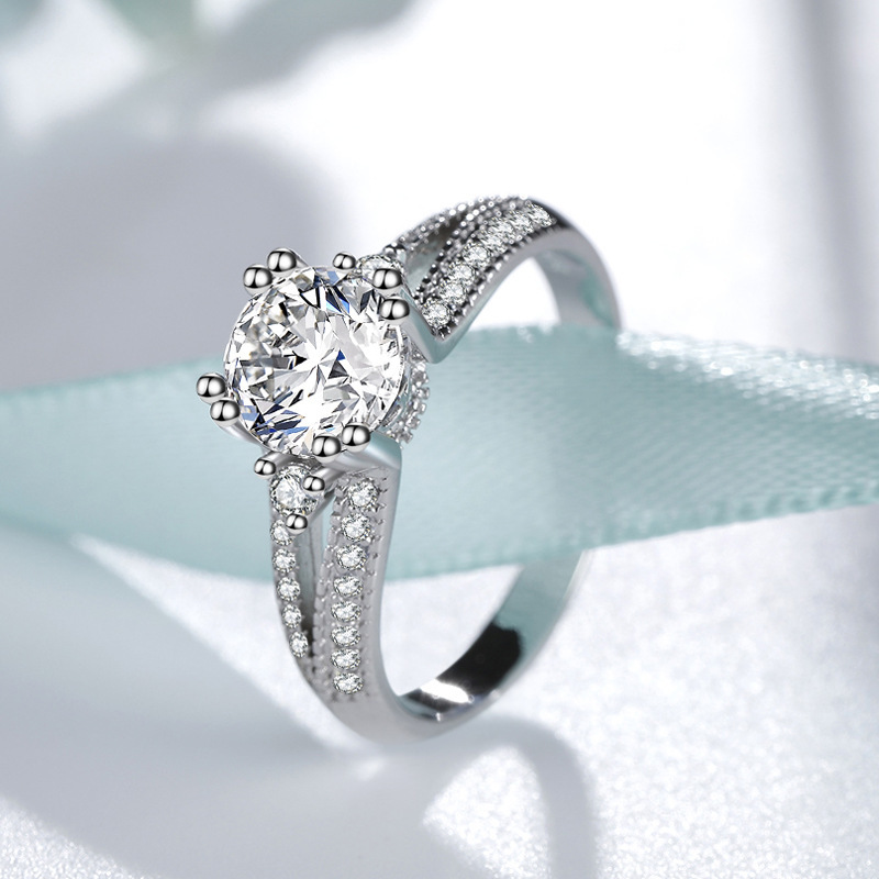 Ring Originality Be Engaged Ring You Set Zirconium Stone Ring Ornaments