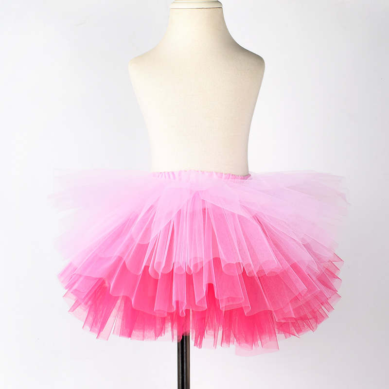 Fashion Girls Tutu Super Fluffy 6 Layers petticoat Princess Ballet Dance Tutu Skirt Kids Cake Skirt Chritsmas Children Clothes