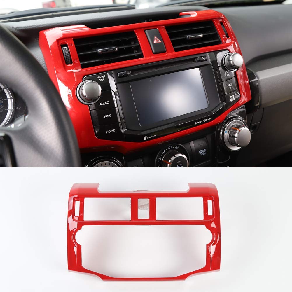 Center Console GPS Navigation Panels Decoration Cover Trim for Toyota 4Runner Interior Accessories