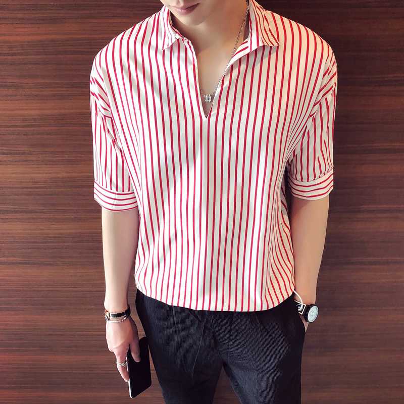 Mens Casual Shirt 2020 Summer Fashion Men Striped Short Sleeve Lapel Neck Breathable Blouse Camisa Masculina Brand Shirts, Black
Mens Casual Shirt 2020 Summer Fashion Men Striped Short Sleeve Lapel Neck Breathable Blouse Camisa Masculina Brand Shirts, Black