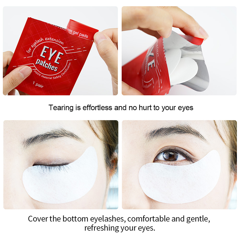 Eyelash Extension Eyepads Gel Eyepads Hydrogel Eyepatch 40 Pairs Pack Under Sticker Wraps Makeup Beauty Tools