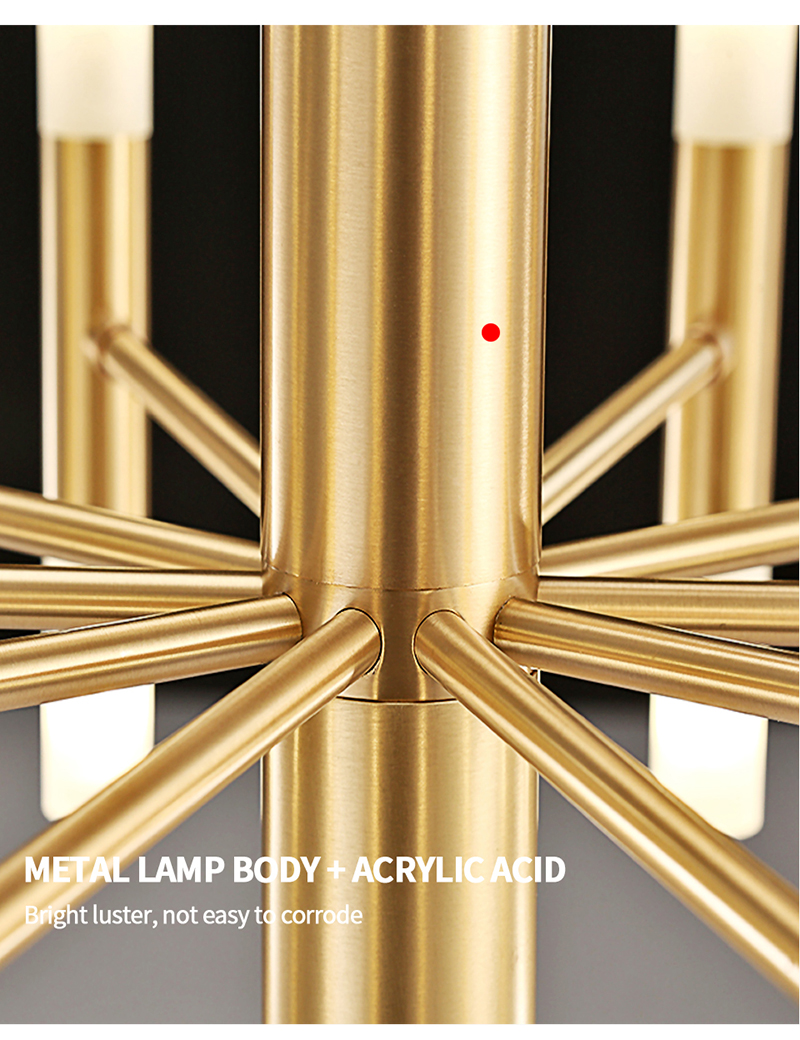 Ceiling Hanging Pendant Light Modern European Rod tube pipe G4 220V 110V Resturant Living Room Decorative Luxury Lighting Chandelier