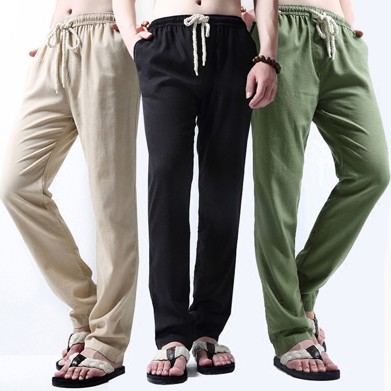 2020 Men Casual Pants Cotton Linen Elastic Waist Solid Vintage Joggers Loose Straight Trousers Men's Workout Streetwear 4XL, Sky blue
2020 Men Casual Pants Cotton Linen Elastic Waist Solid Vintage Joggers Loose Straight Trousers Men's Workout Streetwear 4XL, Sky blue