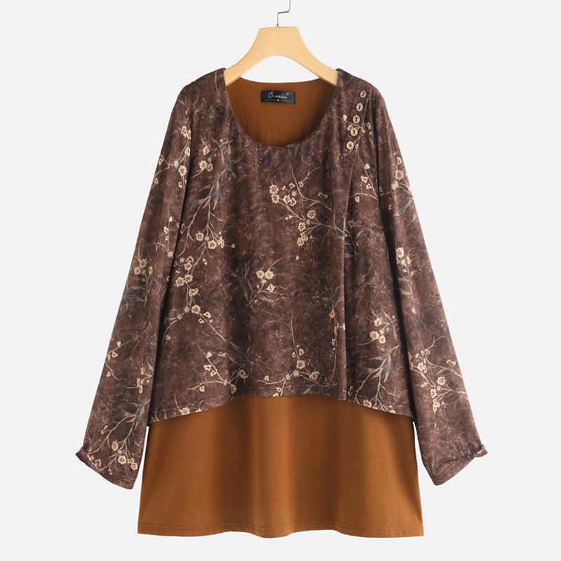 2020 Spring Long Sleeve Blouse ZANZEA Vintage Patchwork Shirts Casual Party Women Print Tunic Tops Female Blusas Chemise Mujer, Green 
2020 Spring Long Sleeve Blouse ZANZEA Vintage Patchwork Shirts Casual Party Women Print Tunic Tops Female Blusas Chemise Mujer, Green