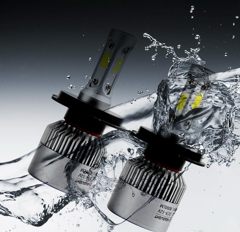 High Lumen S2 8000LM Car LED Headlights H4 H7 H1 H3 9006 Auto Lamp 72W High Beam Bulb H8 H11 Light 2Pcs/lot